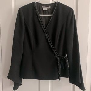 Maggie London Dressy Jacket with Beaded Detail
